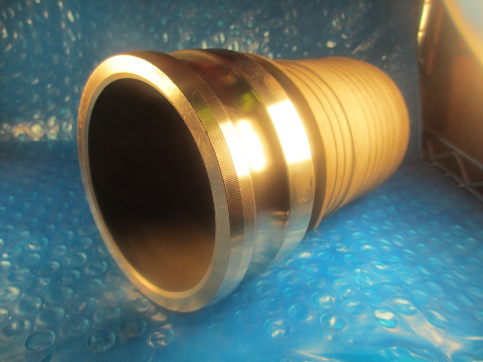 Ever-Tite Coupling, 4E, Hose Shank, 316SS