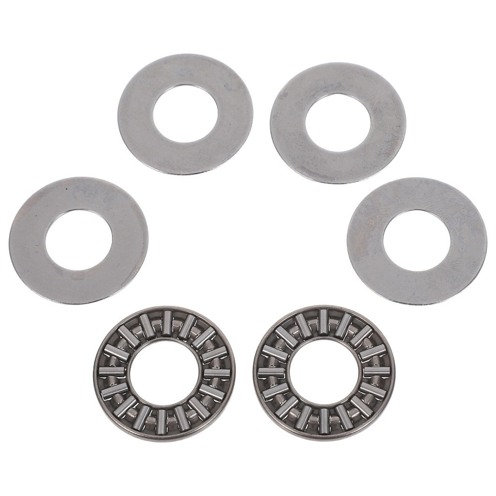 2 PCS Bearing with Gasket Thrust Needle Metal Axial Flat Bearings