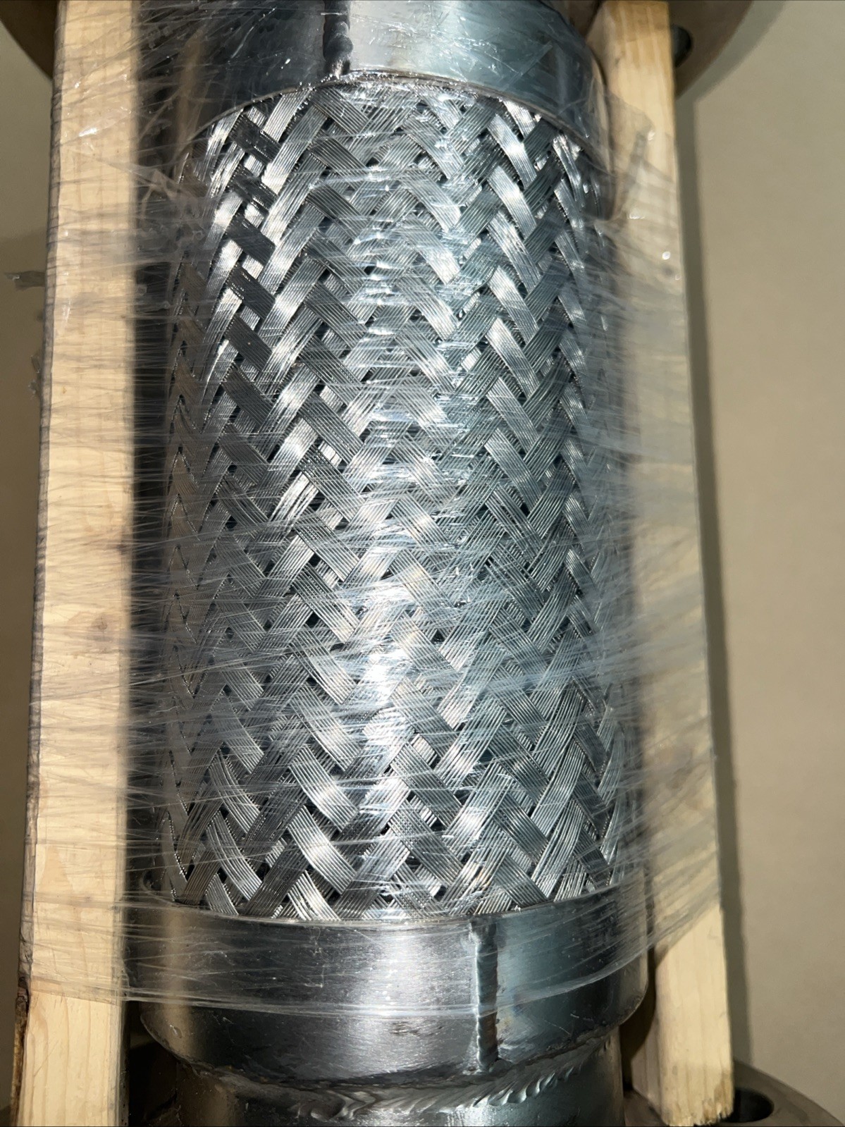 Flanged Stainless Braided Flex Hose Pipe Expansion Joint Indexable 3″ ID x 12″ L