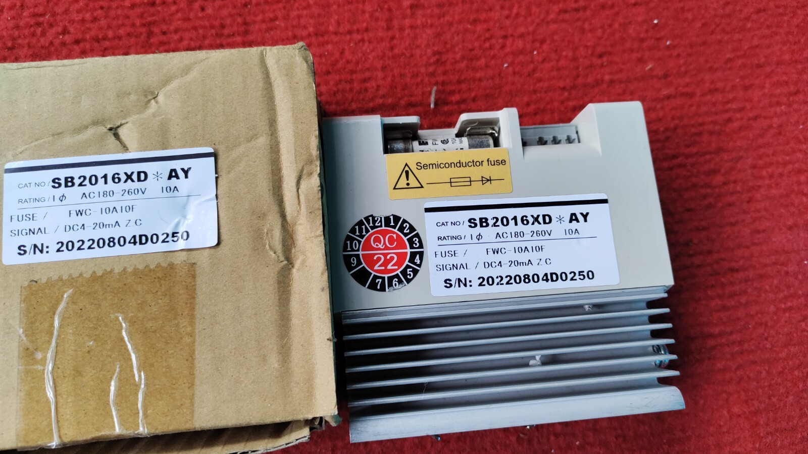 P:70 Zerospan SB2016XD*AY Heatsoft Power DC4-20mA , Ac180-260V , EN60947-1