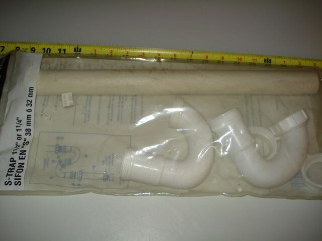 (3044.) S-Trap for 1-1/2″ or 1-1/4″ Plastic