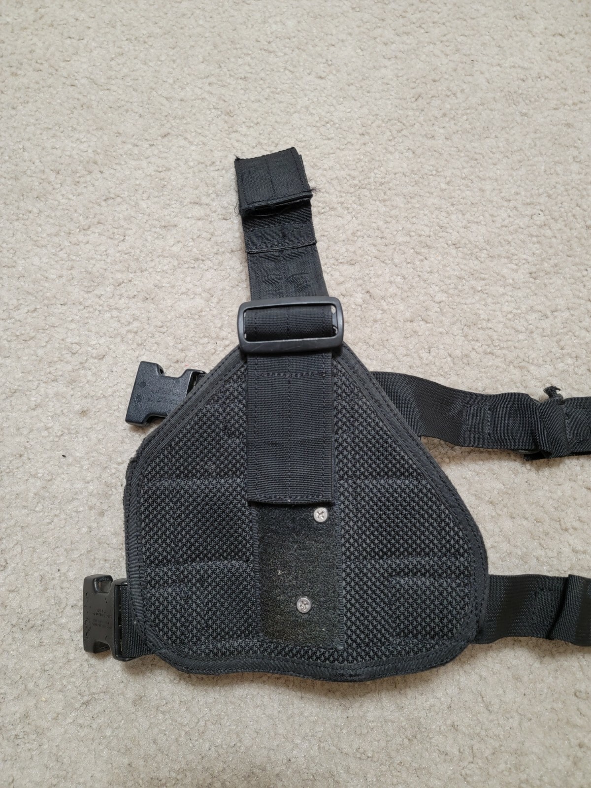 Soc Rig Handgun Holster Black RH M9/92-F 5107 Drop-leg