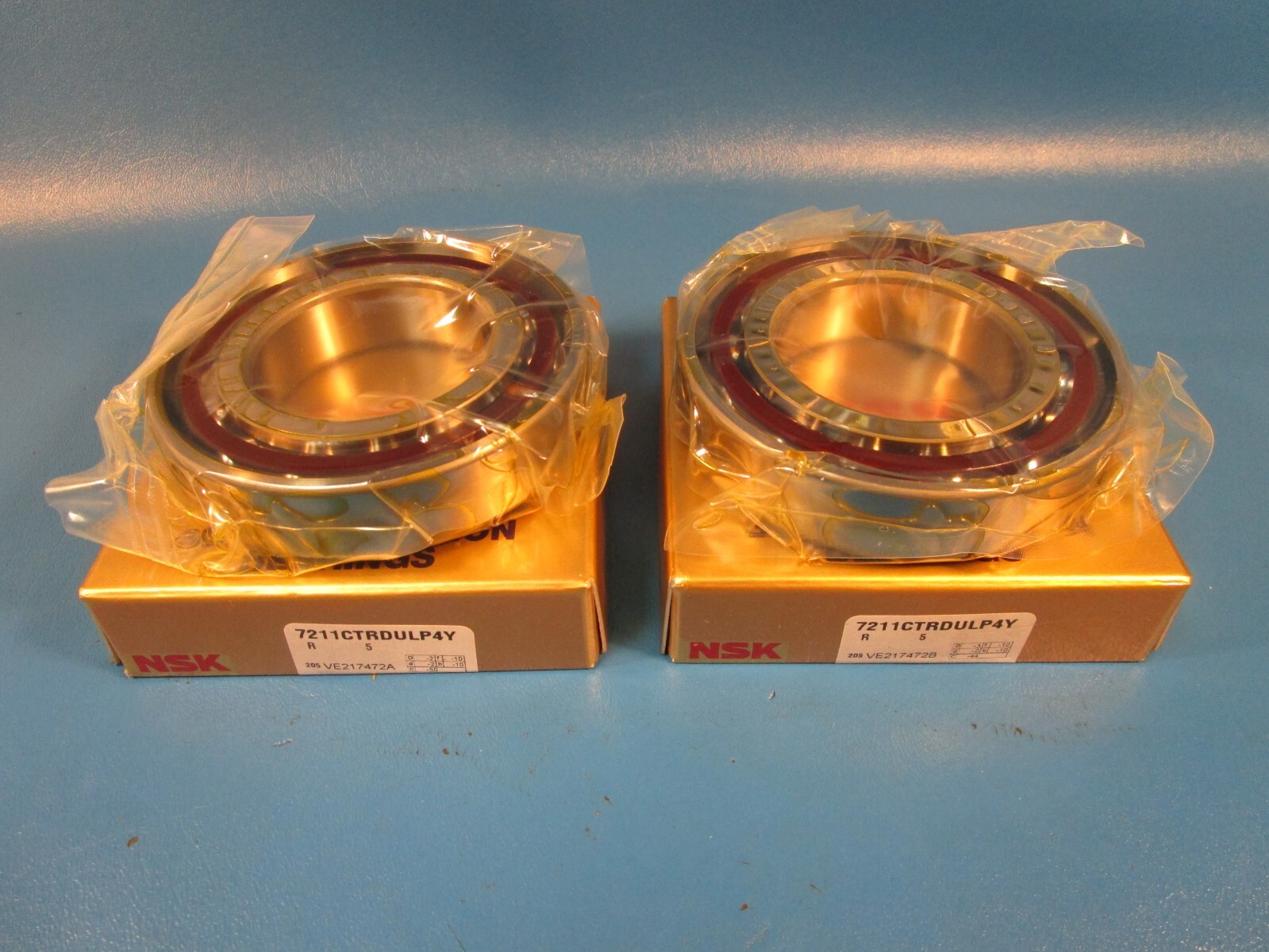 NSK 7211CTRDULP4Y, Pair of Super Precision Spindle Bearing, 55MM Bore; 100MM OD