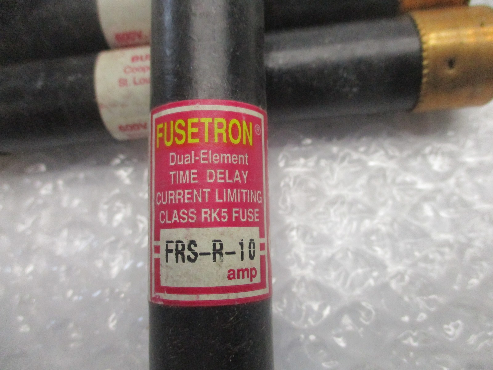 FUSETRON FRS-R-10 FUSE PINK LOT OF 3 NSNP