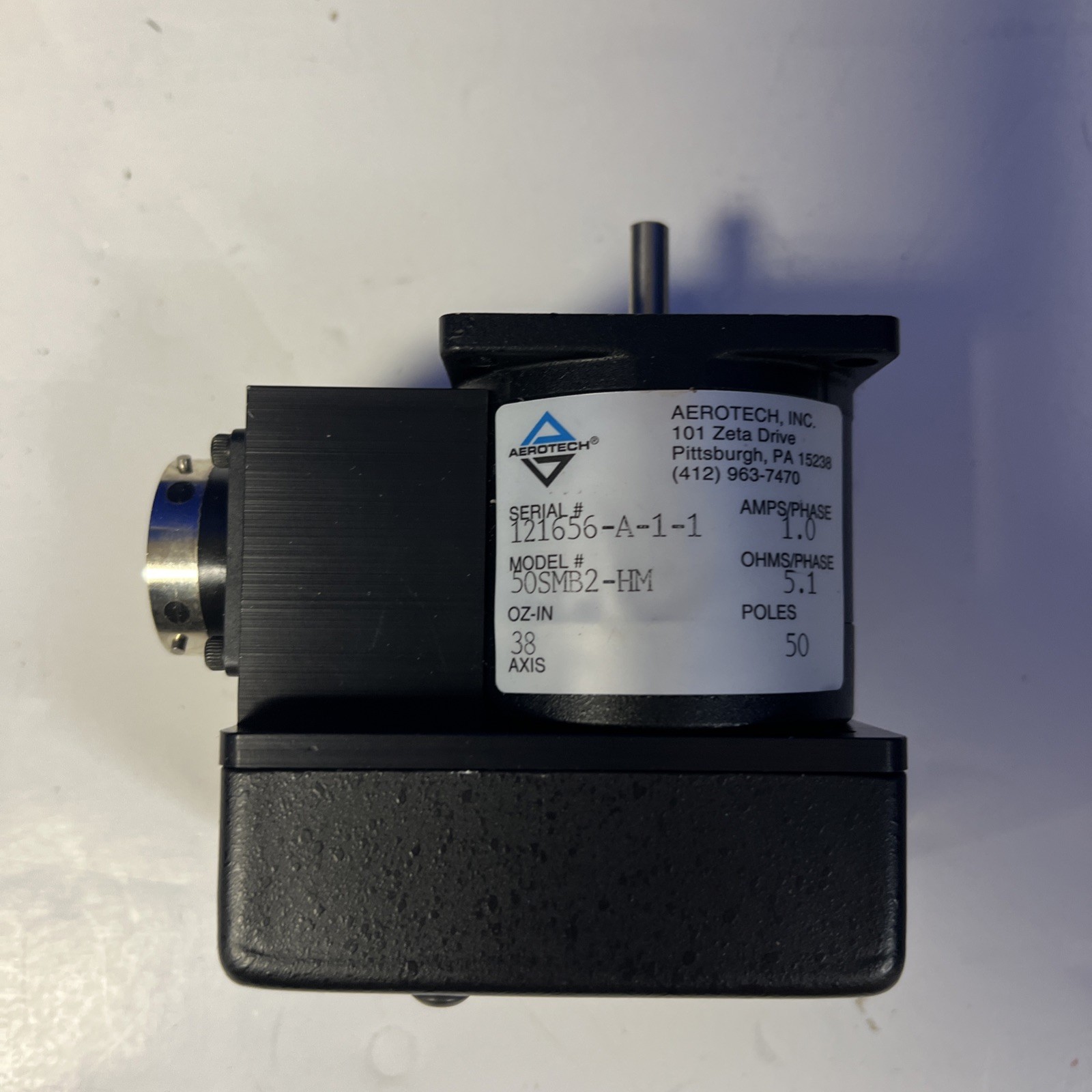 NEW AEROTECH LINEAR STAGE STEPPER MOTOR 50SMB2-HM