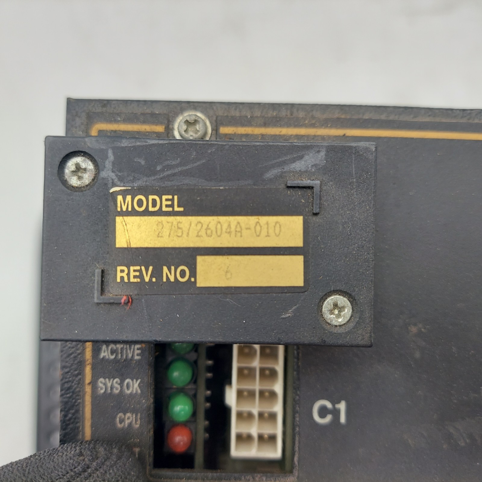 F85-275/2604A-010 Rev. 6 Cincinnati Milacron C5 spindle drive