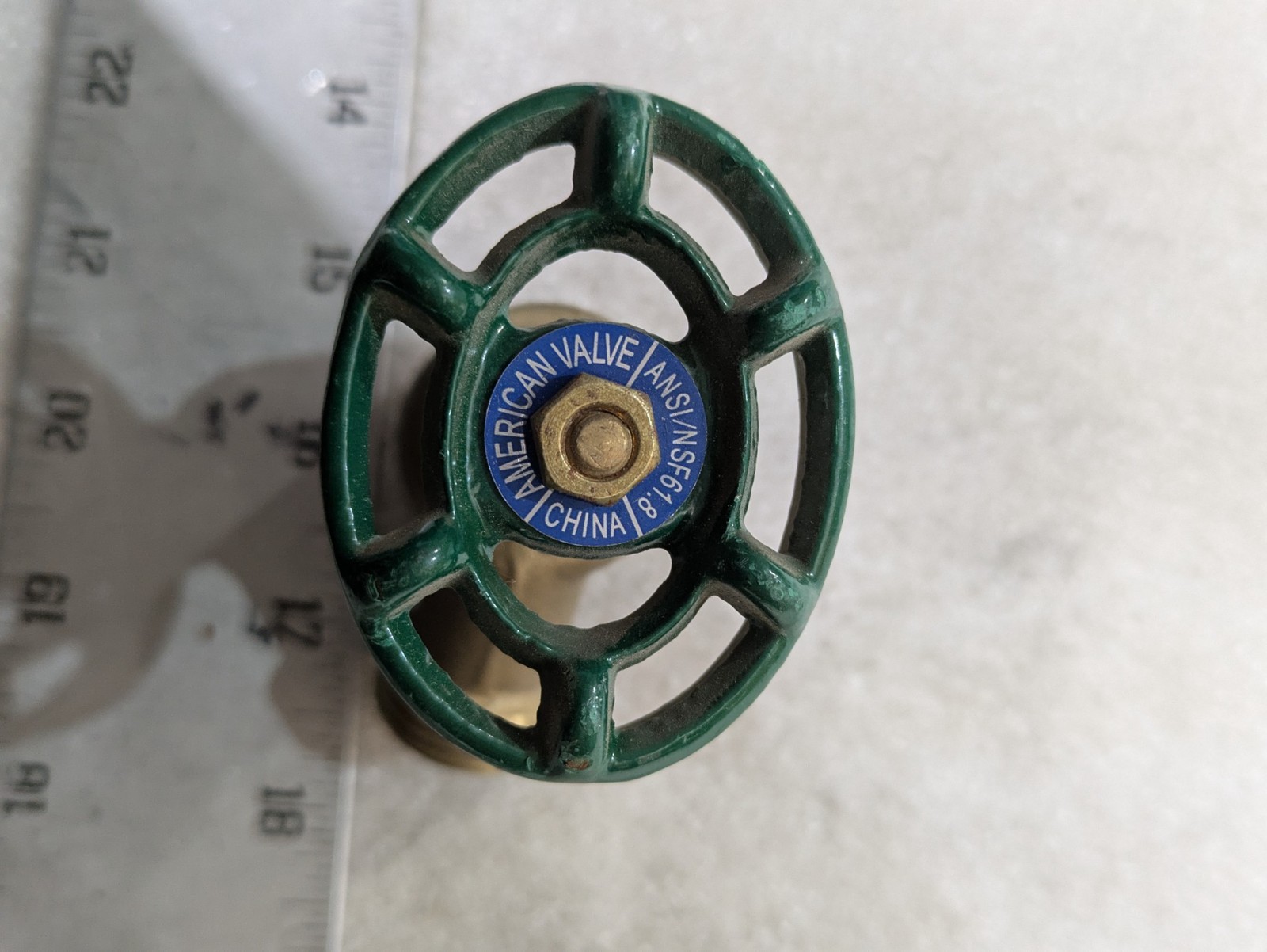American Valve ANSI/BSF61.8 1/2 Brass Globe Valve Industrial OEM Panel Mount