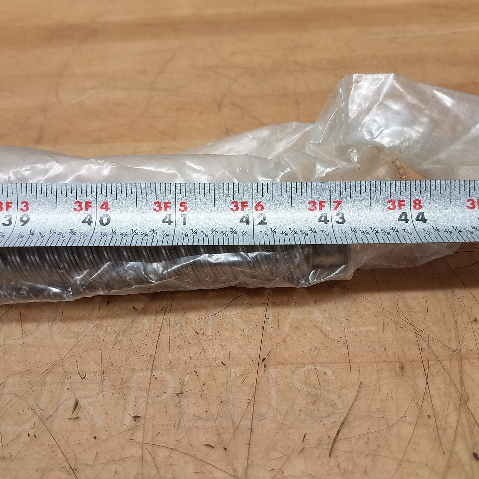 HIWIN S089434-1 014 Ball Screw Gear W/ ~1098mm Spindle, Nut Dia. 40mm,71.5mm L