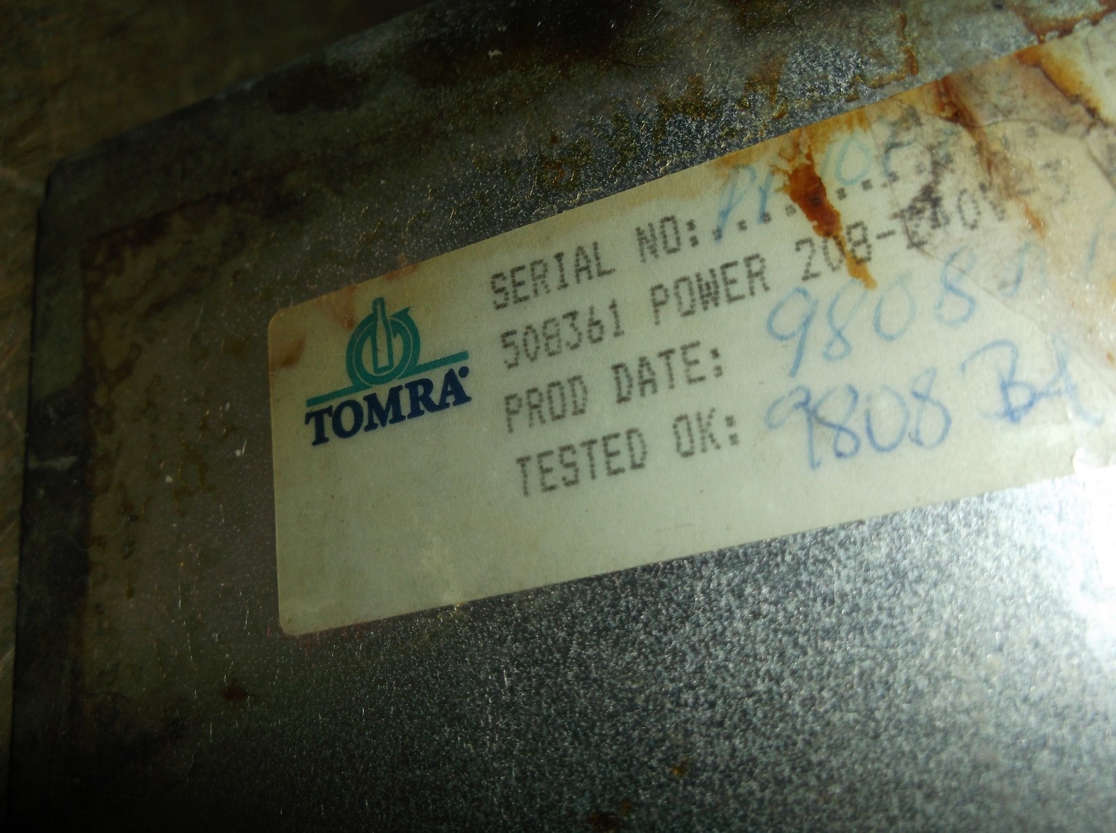 Tomra Can/Bottle Return Recycle Machine Power Supply Unit 508361 *FREE SHIPPING*