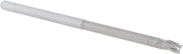 Accupro 14797302 Square End Mill: 1/8″ Dia, 0.187″ LOC, 1/8″ Shank, 3 Flutes
