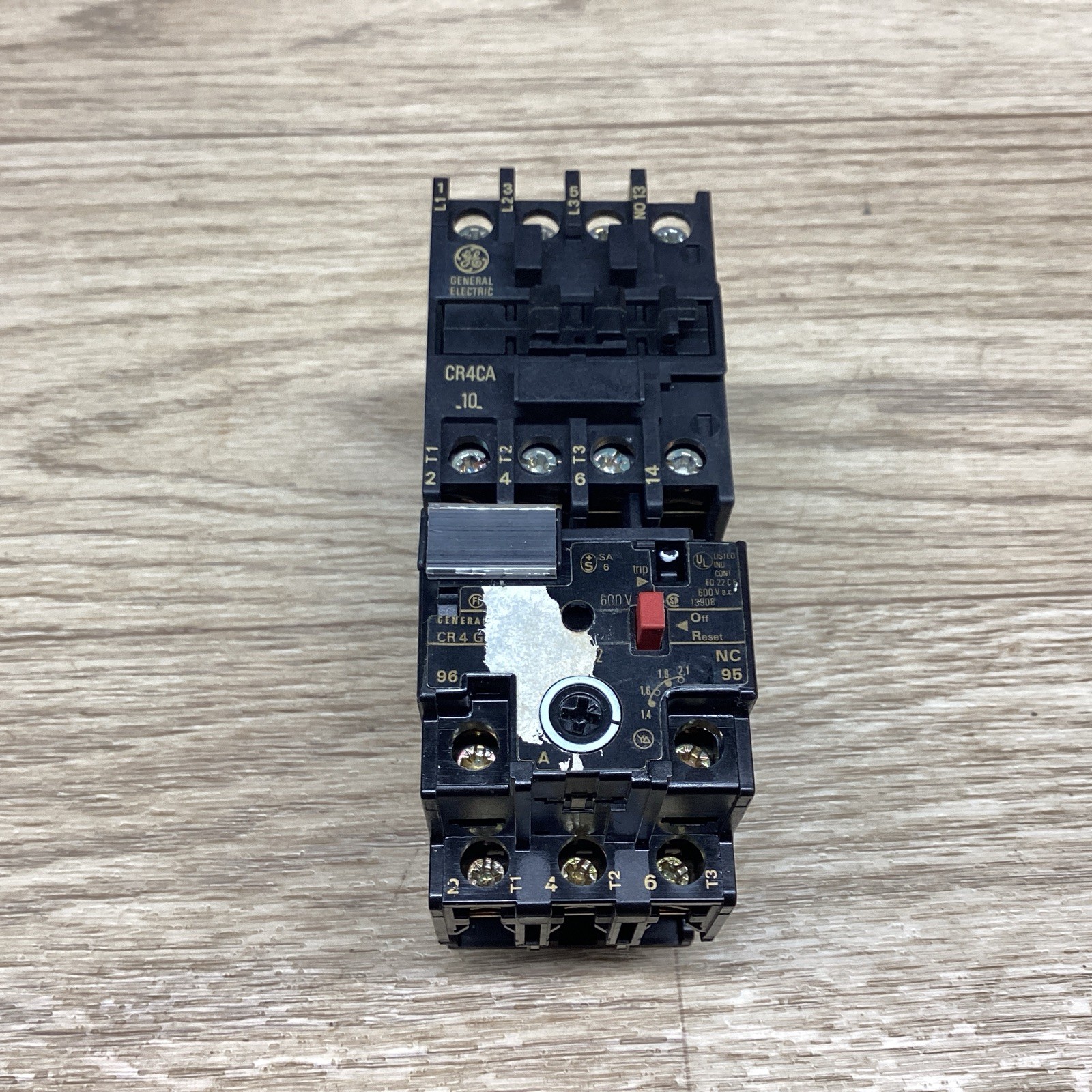 GENERAL ELECTRIC CR4CA W/ CR4G1TF CONTACTOR #819PT146*CO