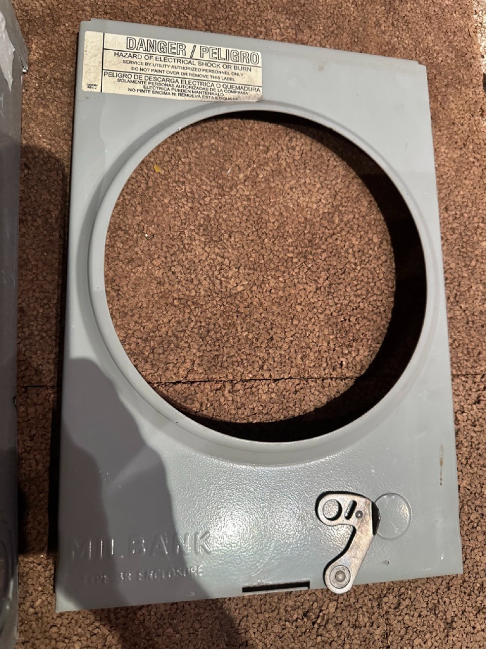 Milbank U-125 Type 3R Electrical Meter Enclosure 125A continuous 150A max