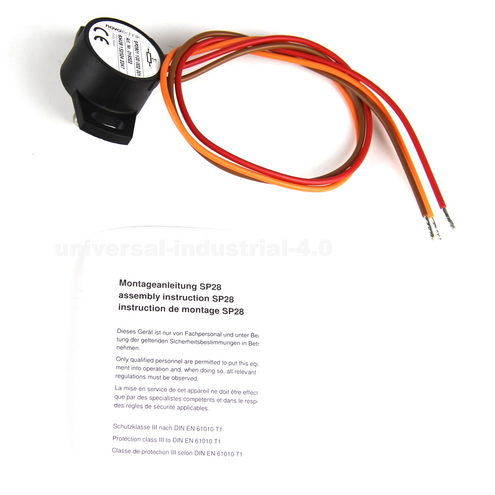 NEW Novotechnik SP2801-100-002-001 Rotary Sensor SP2801 100 002 001 – US Stock