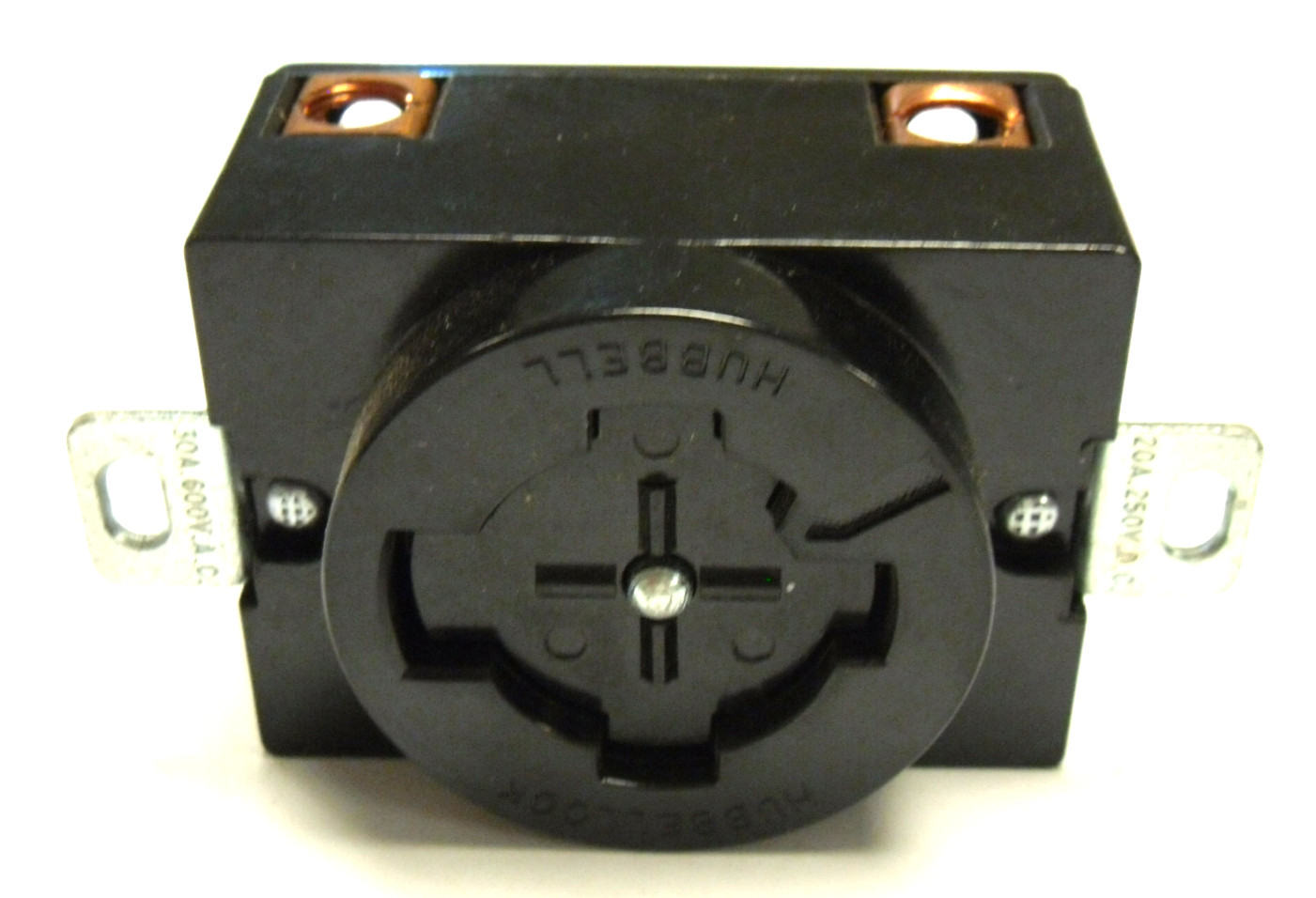 NEW IN BOX HUBBELLOCK 20403 OUTLET 4 WIRE NOT GROUNDED 30A 600V 20403NG