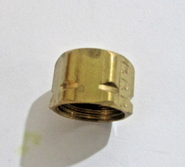 McMaster-Carr 5220K205 Brass Nut for 3/8″ Tube Lot of 21