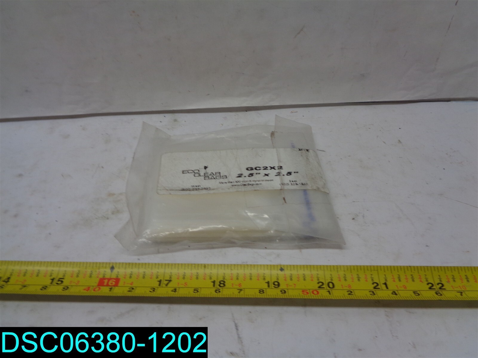 Qty = 100: Eco Clear Bags 2.5″ x 2.5″ Adhesive Strip for Closure