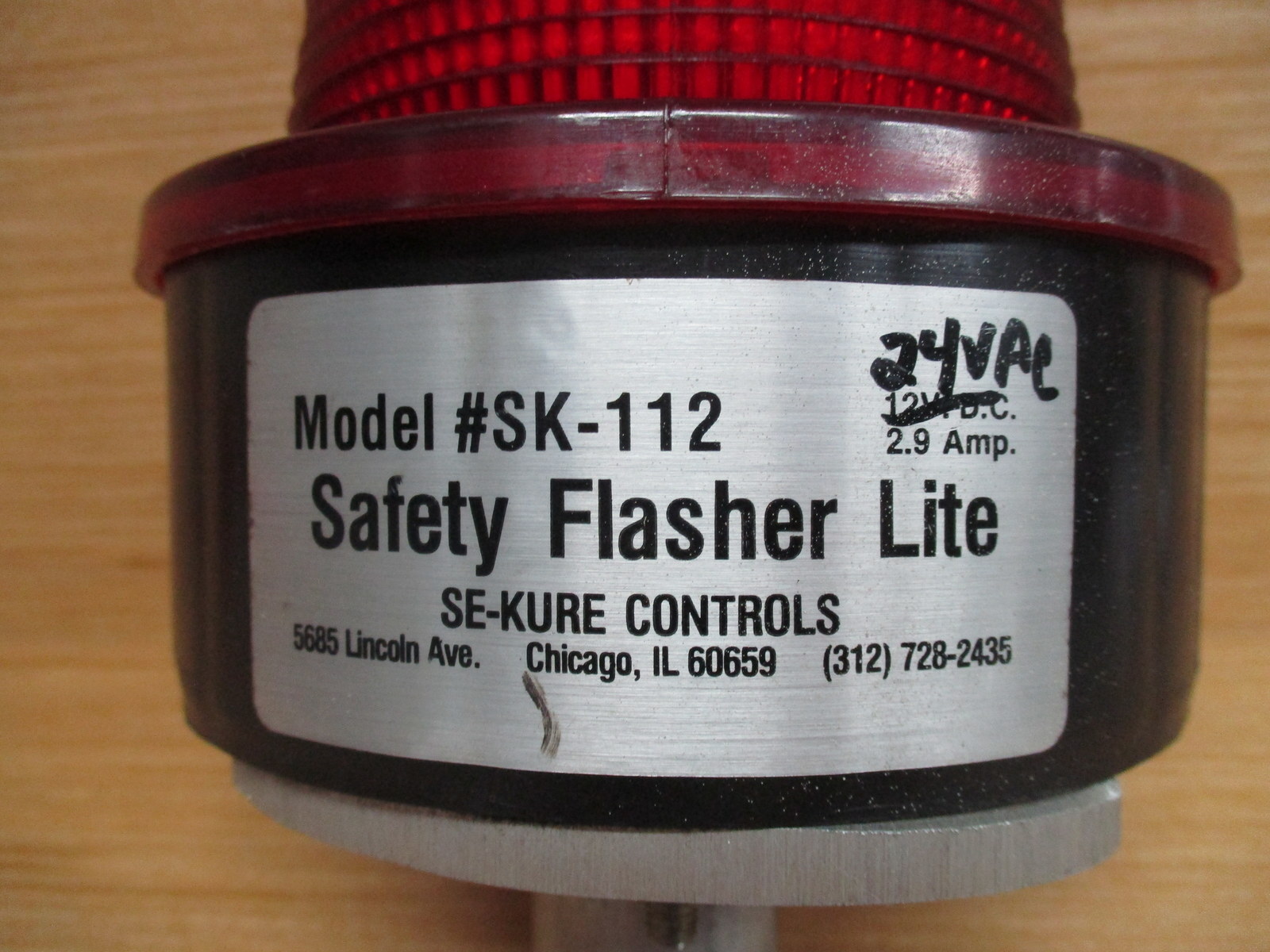 Se-Kure Controls SK-112 Safety Flasher Light SK112