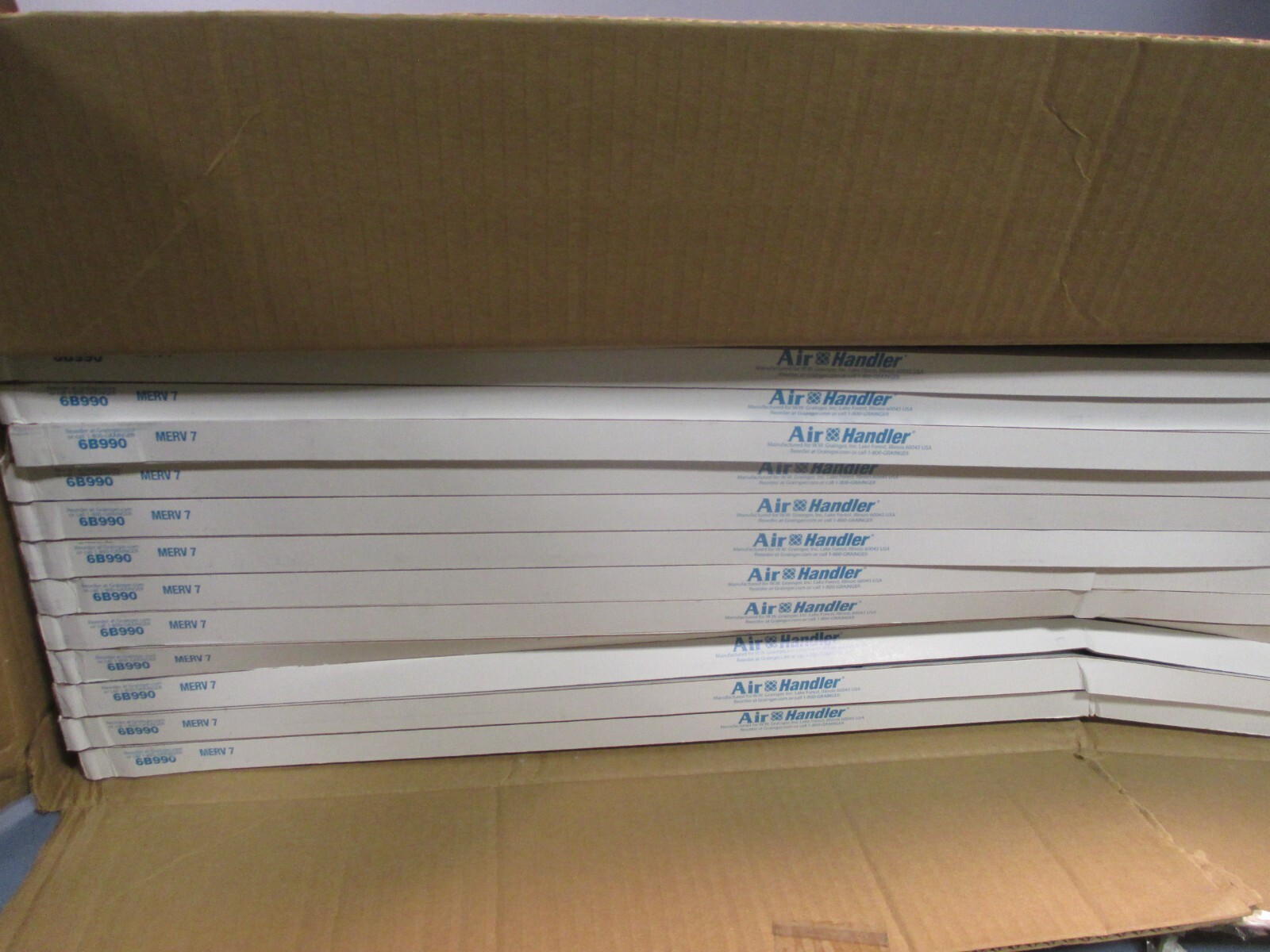 Box of 12 Air Handler 24″ X 30″ X 1″ Pleated Filter 6B990