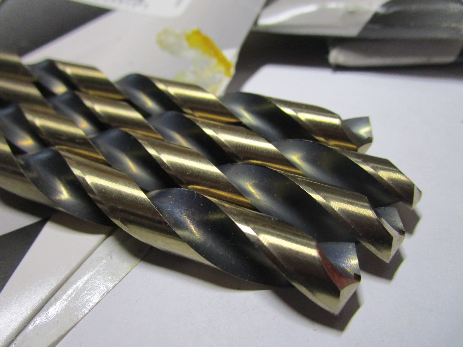 11.00mm x 103.0mm OAL 135° Split Black/Gold High Speed Steel Jobber Drill QTY 5