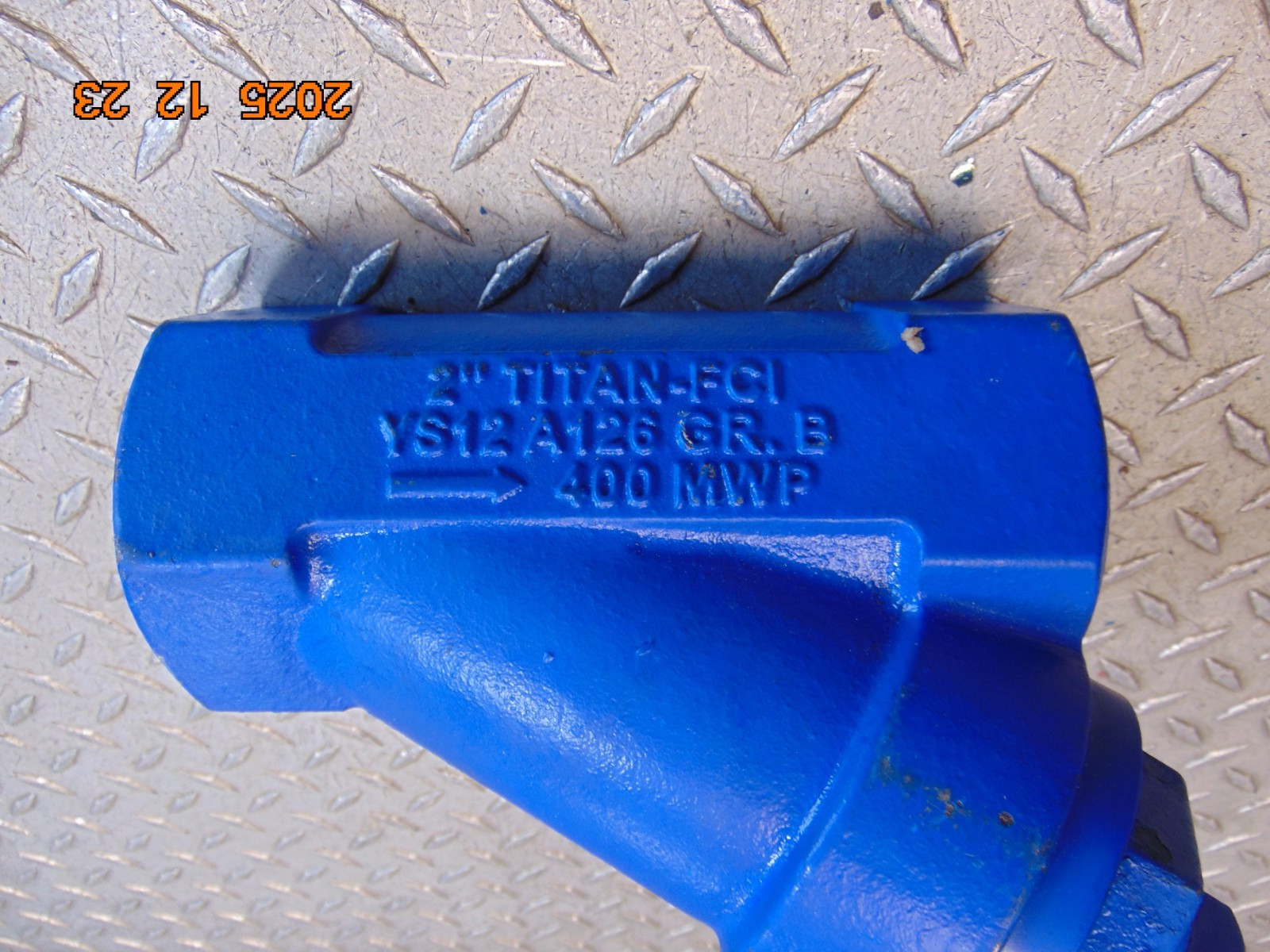 TITAN-FCI YS1 A126 GR.B 2″ CAST IRON Y-STRAINER TRAP