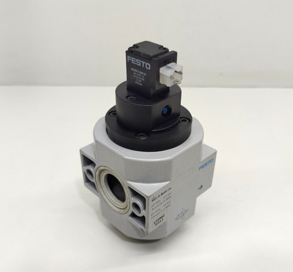 Festo HEE-D-MAXI-24 172962 safety start valve (FREE SHIPPING)
