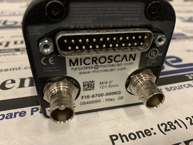 NEW Microscan Quadrus Fixed Mount Barcode Scanner – FIS-6700-0006G w/Warranty