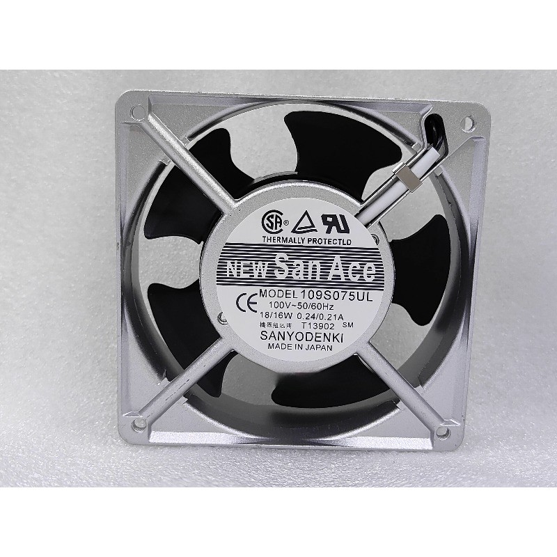 Sanyo 109S075UL 12038 100V 18/16W 0.24/0.21A 12CM Inverter Cooling Fan