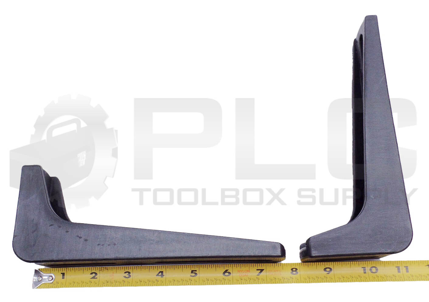 BOX OF 10 NEW SOLUS VG-245KBK VALU-GUIDE L-BRACKET BLACK PLASTIC *READ*