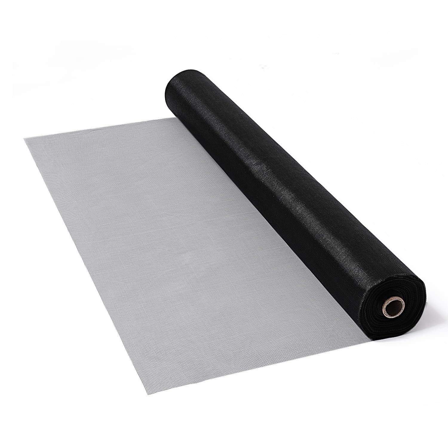 36 in x 100 ft Fiberglass Window Screen Mesh, 36 x 100 ft, Black