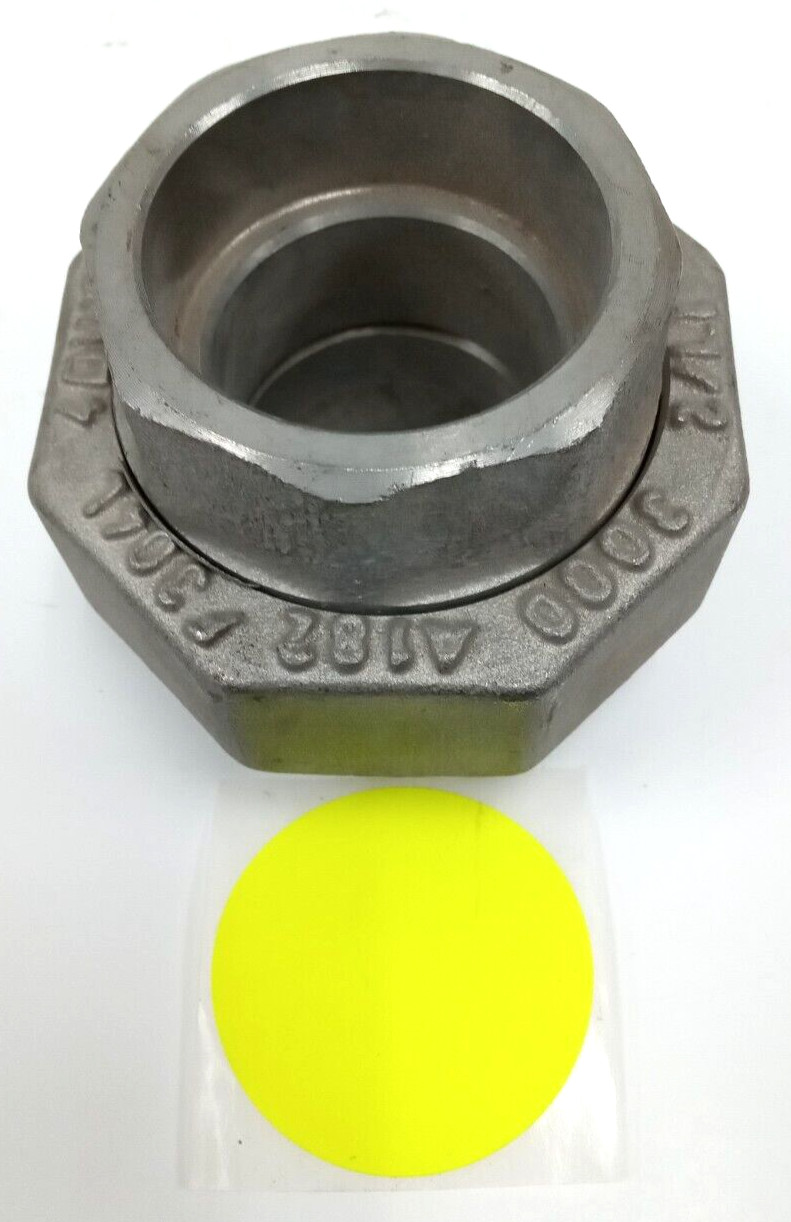 MEGA ITALY F304/ F304L 3000 A182 STAINLESS STEEL PIPE UNION 1 1/2″