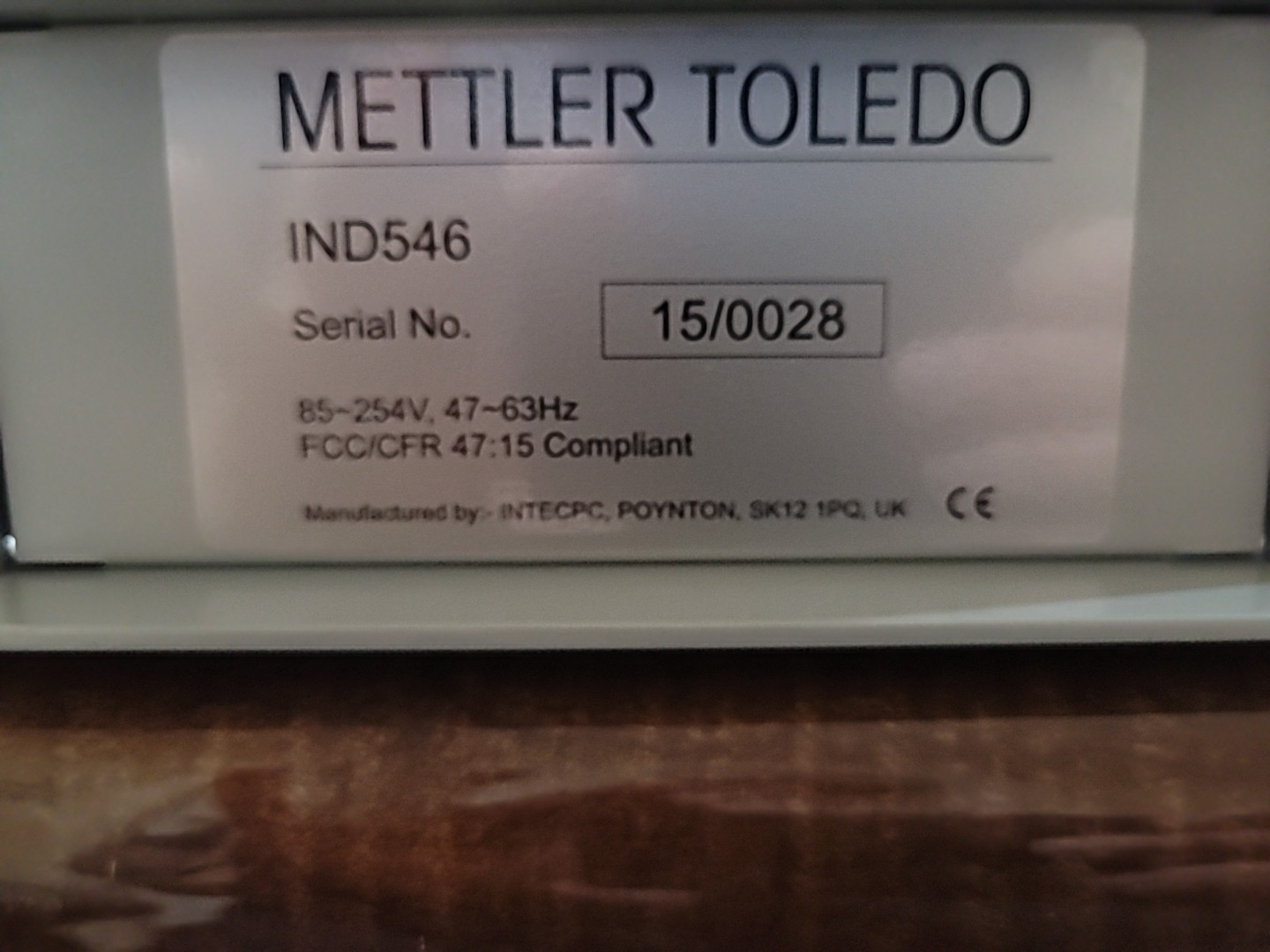 Mettler Toledo IND546 PC in a Box, Industrial PC 30124460, NEW CONDITION
