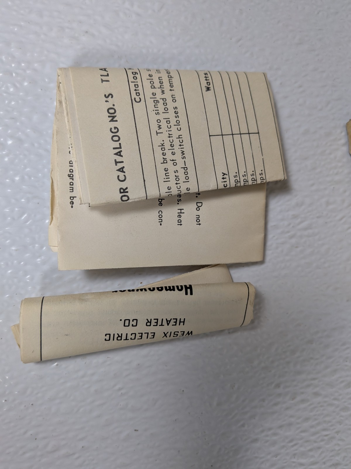 Vtg Wesix Line Voltage Gold Tone MCM Thermostat 22 Amp 120 to 277 VAC TLA1 NOS