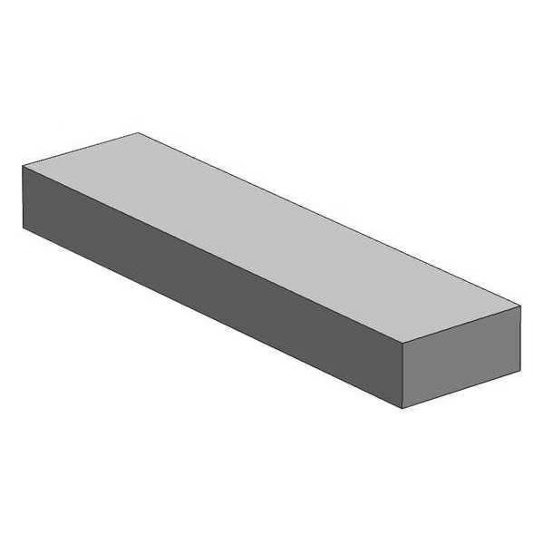 Zoro Select 40F.25X2.5-72 Alloy Steel Rectangle Bar, 6′ L, 2 1/2″ W