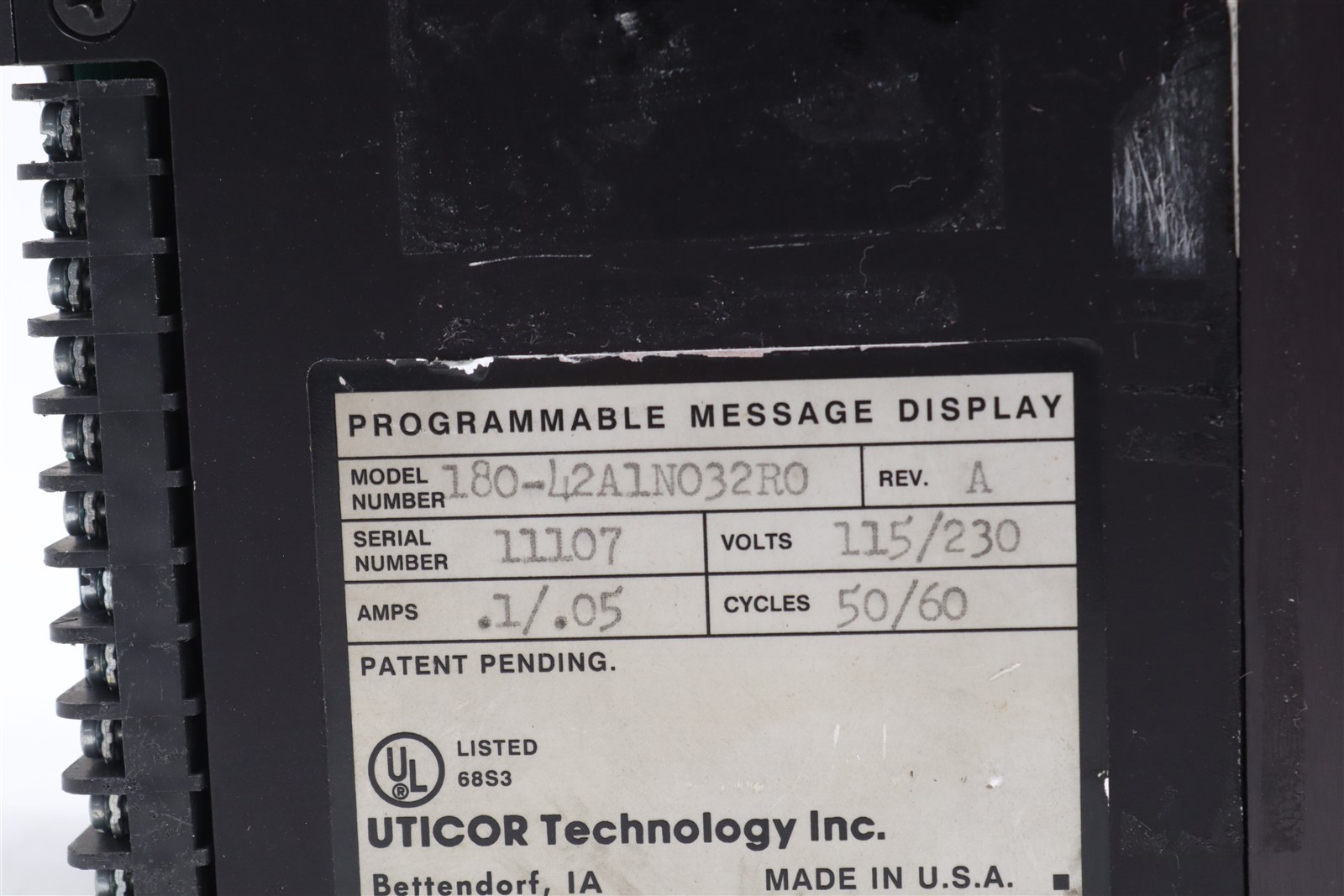 UTICOR PMD180 180-42A1N032R0/A