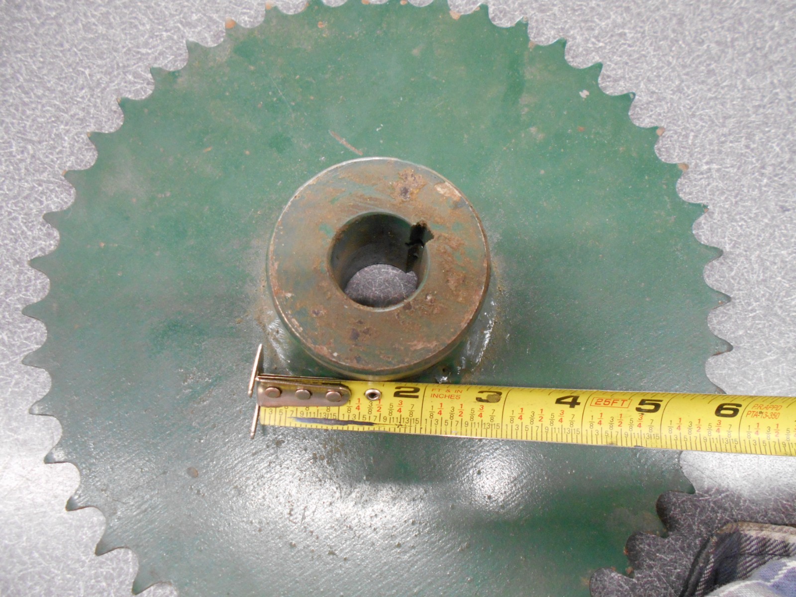 Roller Chain Sprocket: 50B45 , 45 Tooth, 1″ Keyed Bore. Arts-Way. NOS!