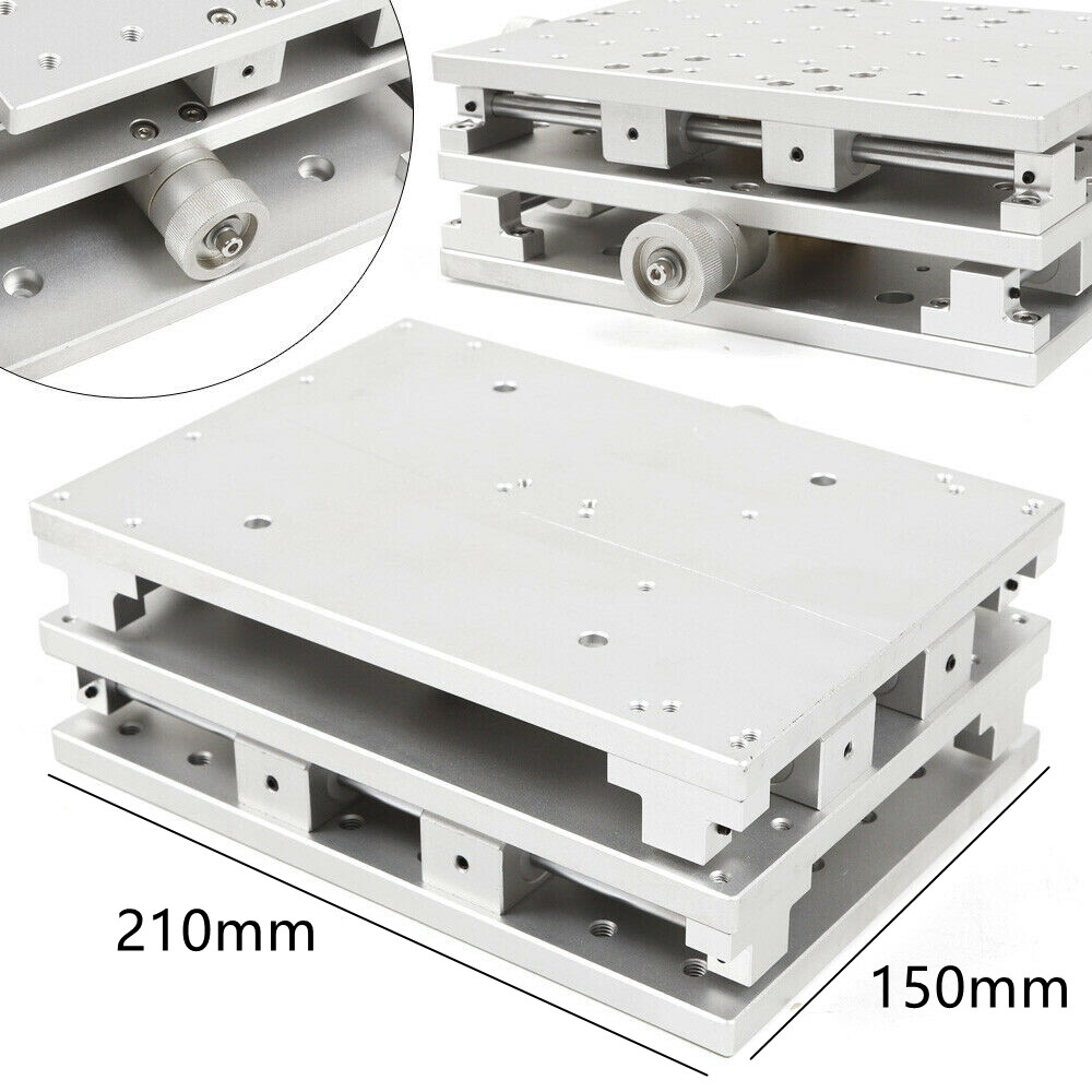 Laser Marking Machine Positioning Moving Work Table Workbench XY Axis Aluminum