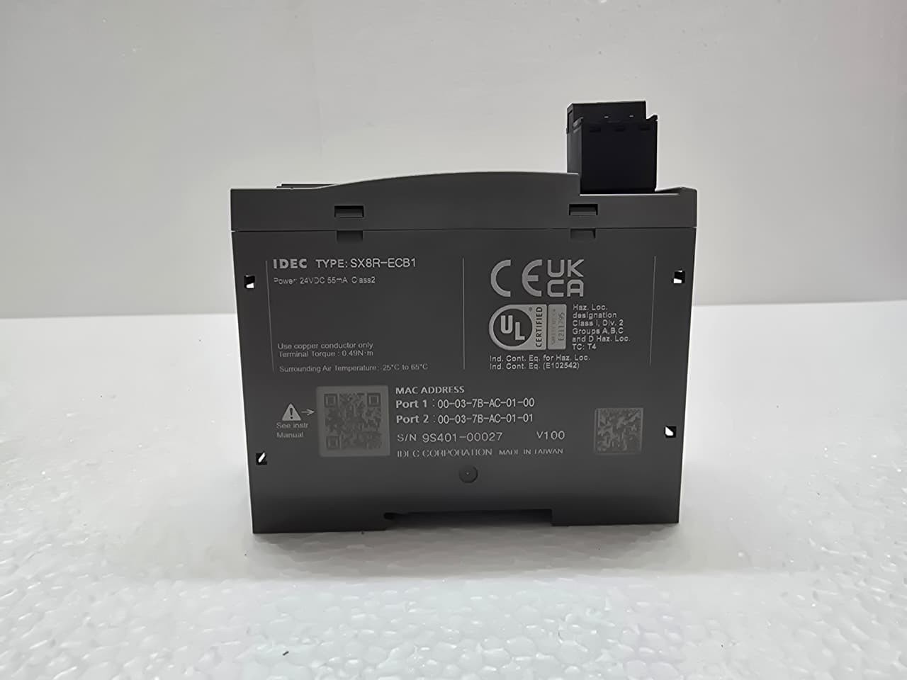 IDEC SX8R-ECB1 Remote I/O Head/Bus Coupler Module