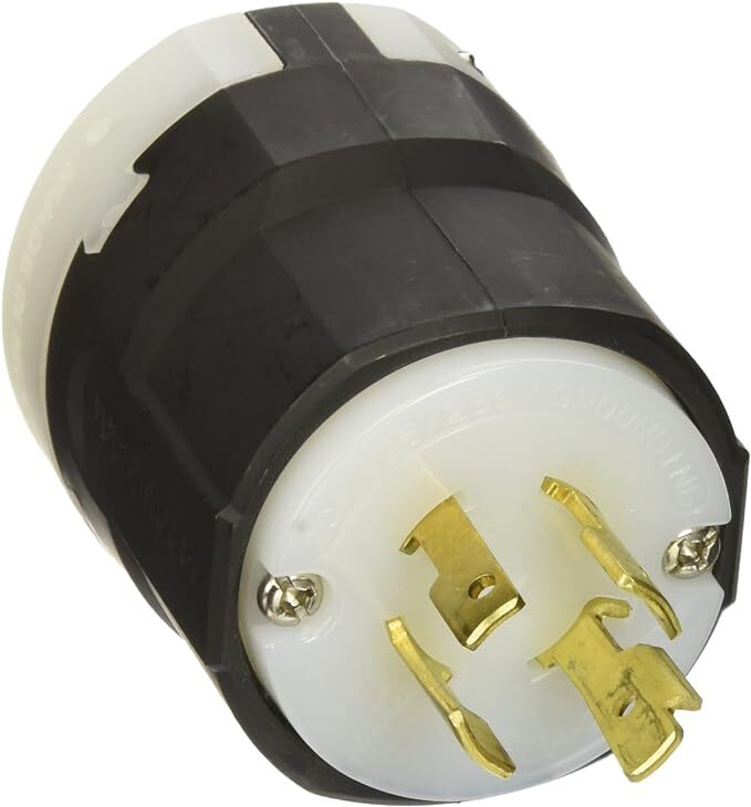 EATON Wiring L1420P 20-Amp 125/250-Volt Hart-Lock Industrial Grade Plug