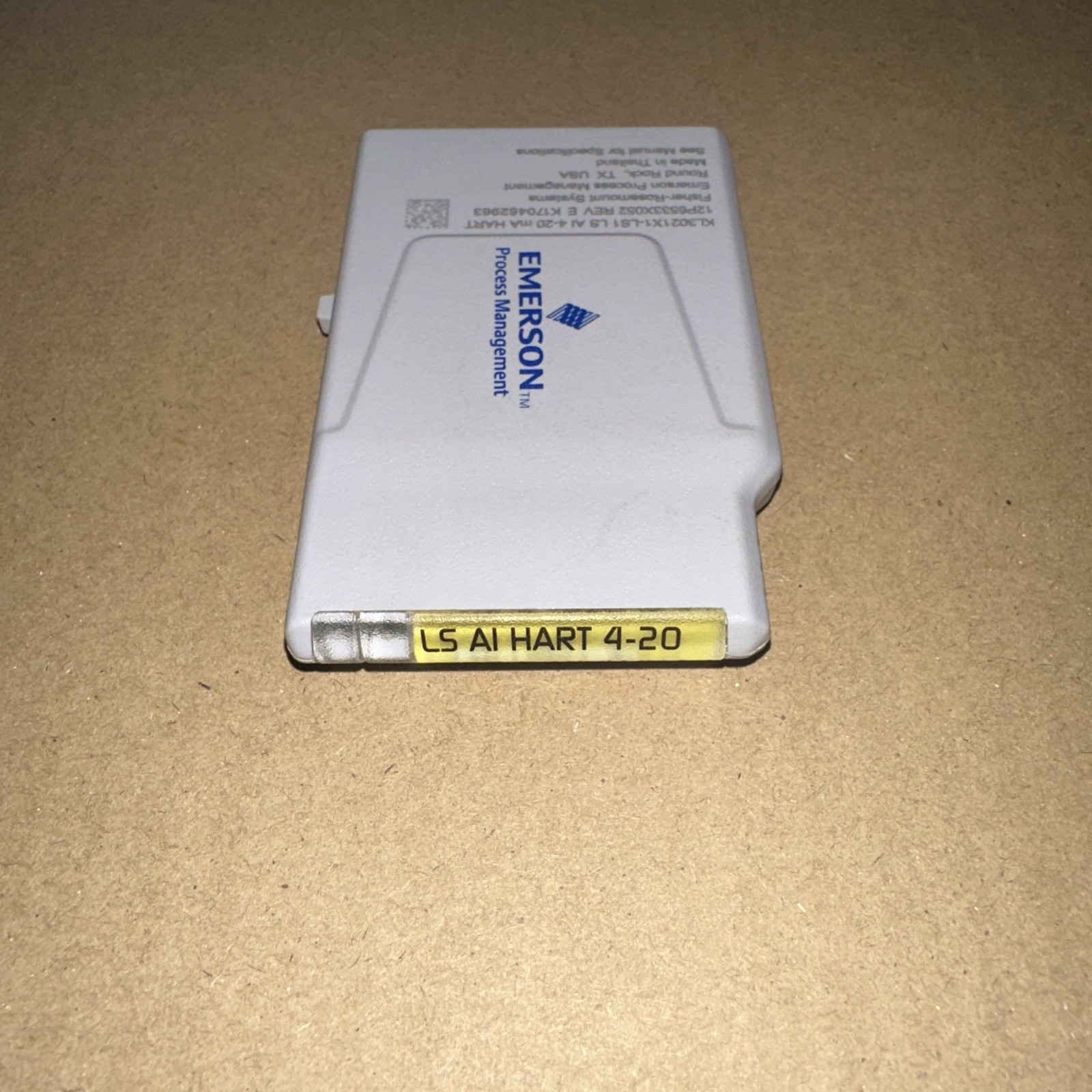 EMERSON DELTAV KL3021X1-LS1 AI 4-20 MA HART CHARMS KL3021X1LS1 12P6533