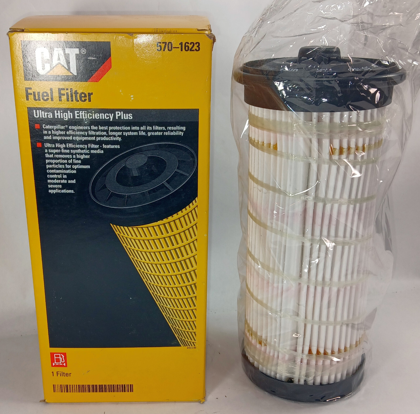 1 NEW CATERPILLAR 570-1623 ULTRA HIGH EFFICIENCY FUEL FILTER NIB **MAKE OFFER**