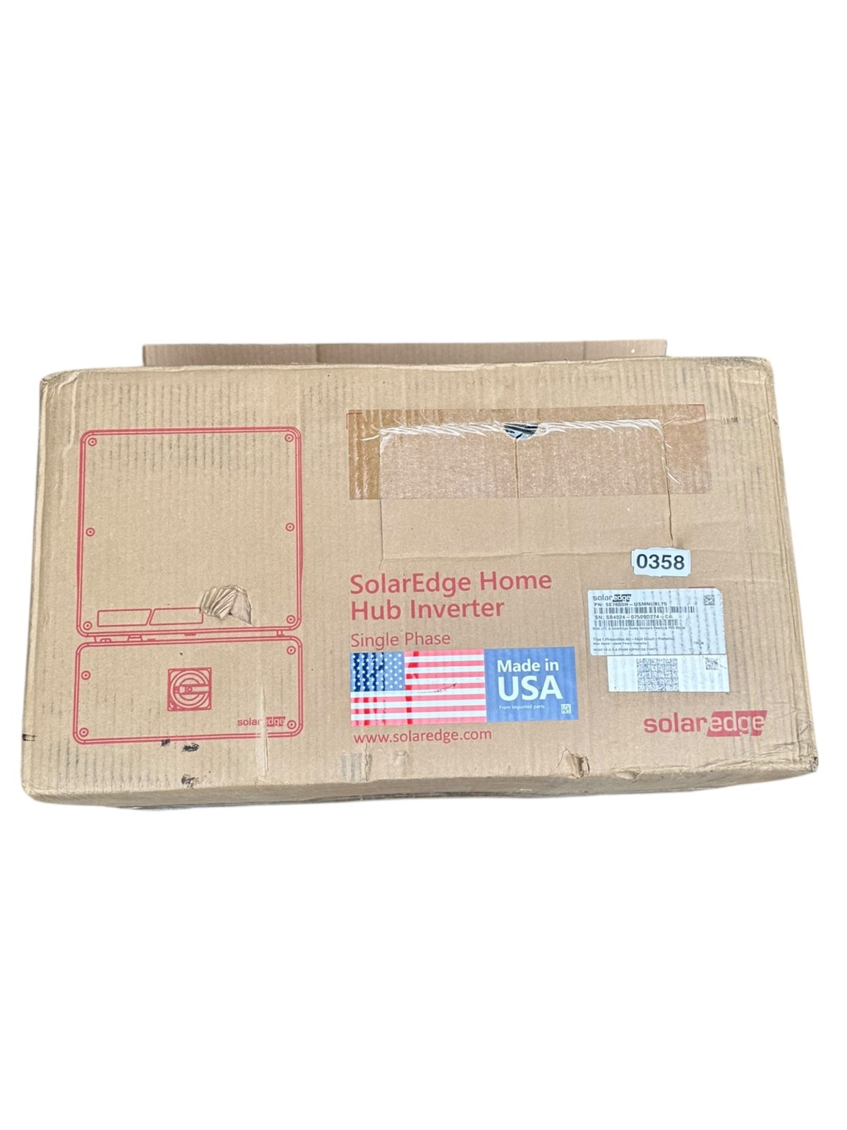 NEW SolarEdge SE7600H-USMNUBL75 7.6kW HD-Wave PV Inverter – SetApp – NIB