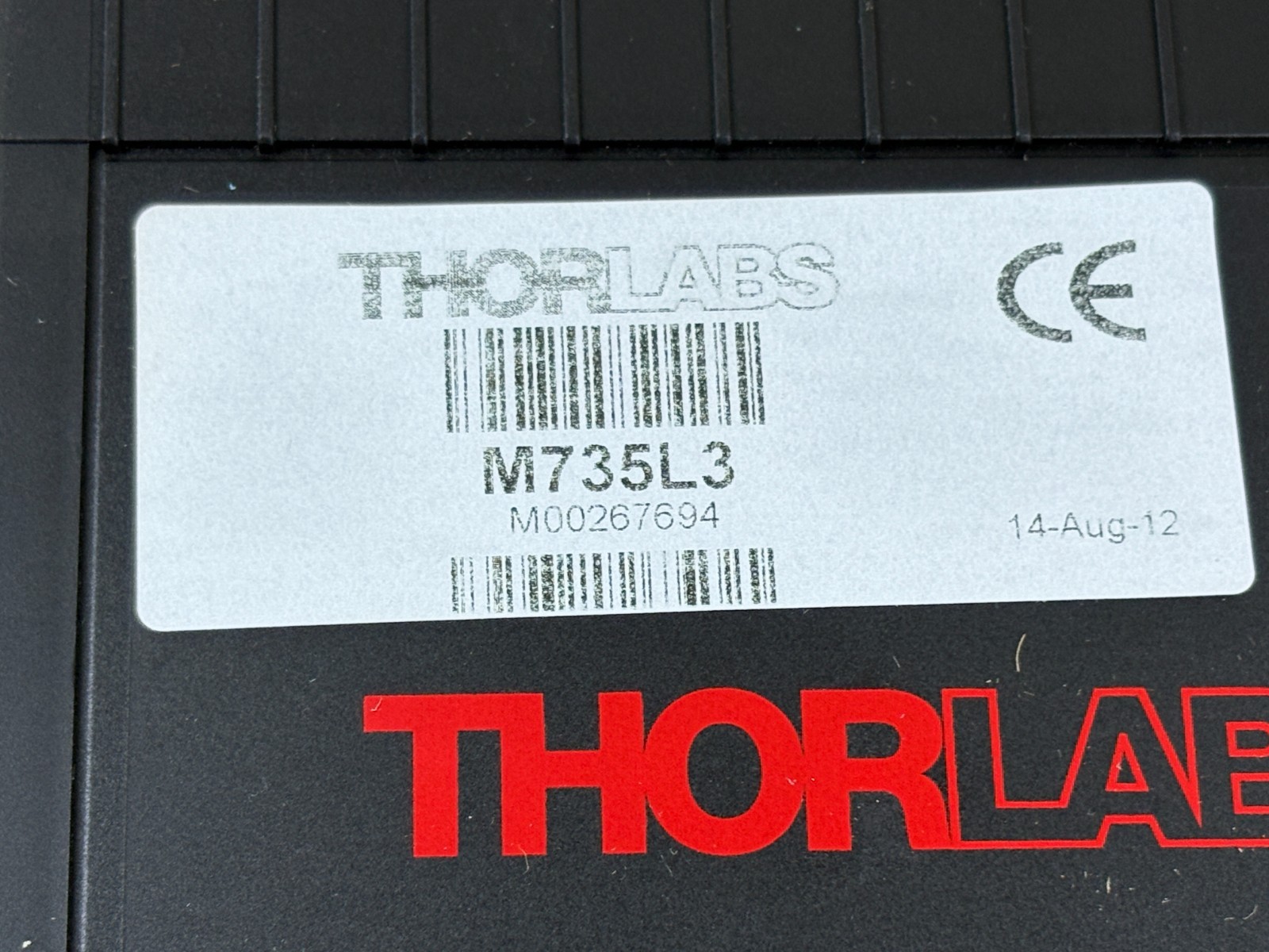 THORLABS M735L3 Mounted LED, R (735 nm) 1200 mA, 260 mW (Min)