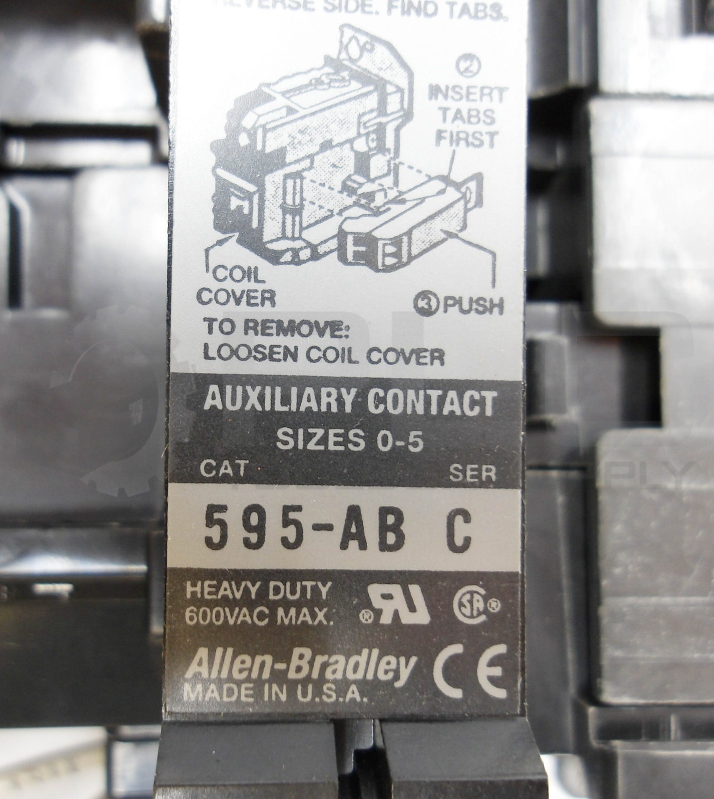 ALLEN BRADLEY 505-BOD-A1E /C W/ CB236 W/ 592-A1EA /A W/ 595-AB /C W/ 599-K04