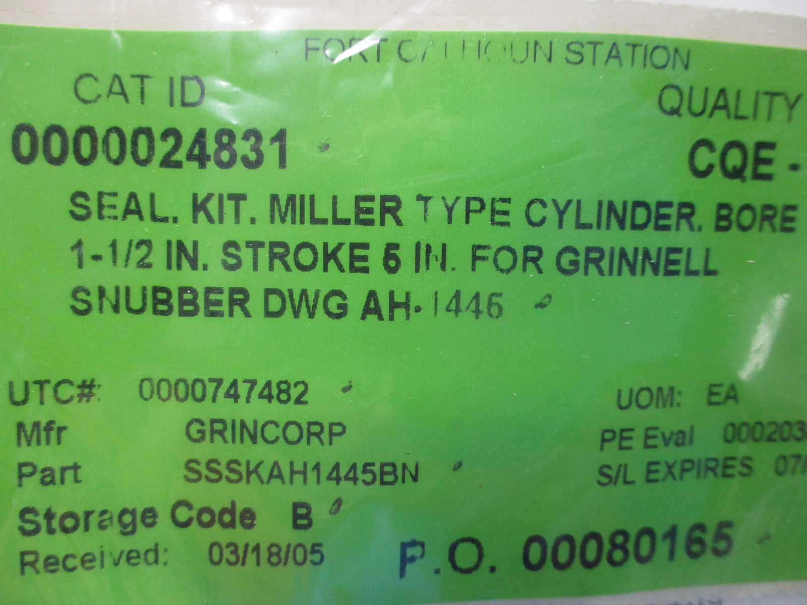 INDUSTRIAL SPARE SSSKAH1445BN KIT NSNP