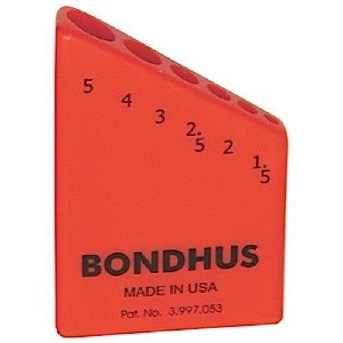 Bondhus 18046 – Bondhex Case Holds 6 L-Wrenches 1.5-5mm – 1EA