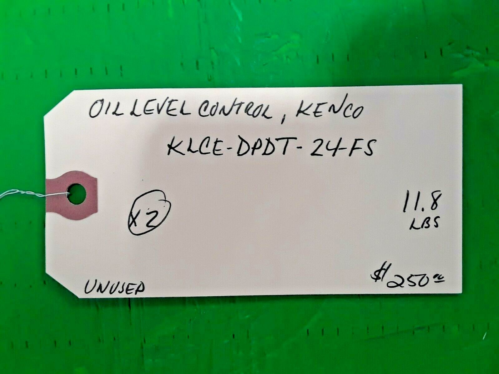 🟠KENCO OIL LEVEL CONTROLLER KLCE-DPDT24FS PESSCO IS OFFERING 1 R020421-36-37 🗽