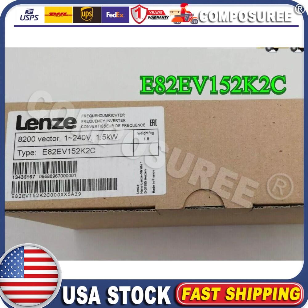 1PC E82EV152K2C NEW LENZE E82EV152K-2C LENZE FREQUENCY INVERTER Fast shipping