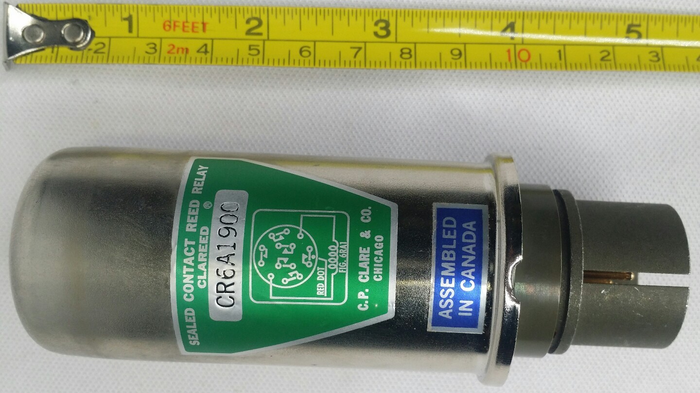 C.P. Clare & CO., CR6A1900, Sealed Contact Reed Relay Clareed, SKBAWA-b552