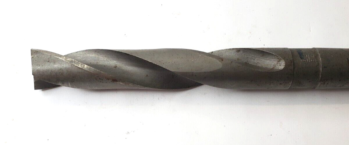 PTD 61/64″ USA TAPERED SHANK DRILL BIT 2 FLUTE 10-1/4″ OAL 5-3/4″ LOC