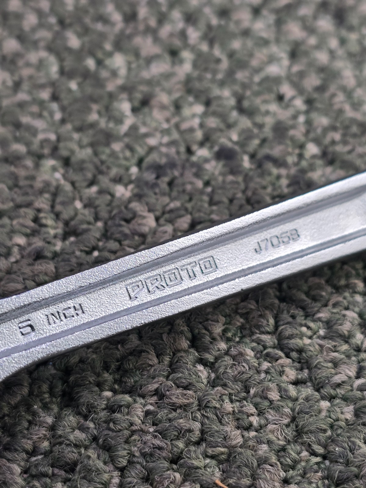 Proto J706B 6-inch Adjustable Wrench 1-1/32 inch Wide Square Jaw Chrome Finish